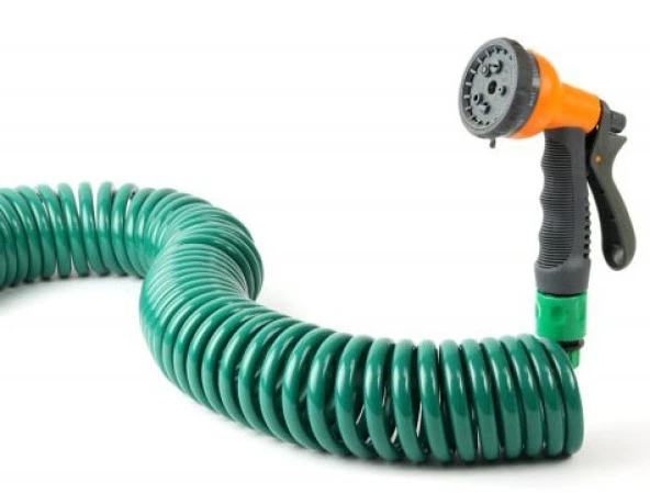4 Fonksiyonlu 15 Metre Sulama Başlıklı Spiral Hortum - 5