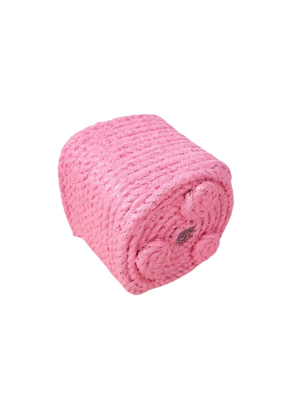 Saksı Drenajlı Doğal Jüt Halat İp Hasır Modeli Pembe 0,5LT - 5