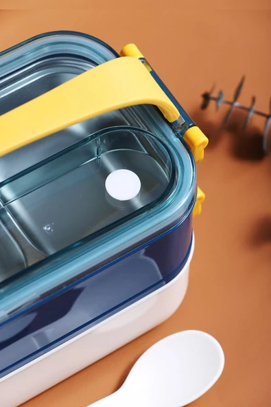 Vagonlife Bento Lunch Box Ofis-Okul İçin Yeni Nesil Sefer Tası Taşınabilir Yemek Kutusu  Çelik FF462 - 8