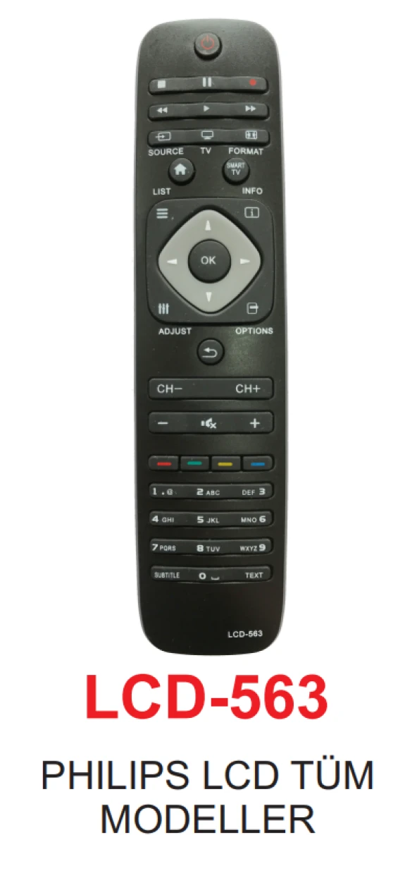 Philips LCD Tüm Modellere Uygun Kumanda LCD-563 - 3