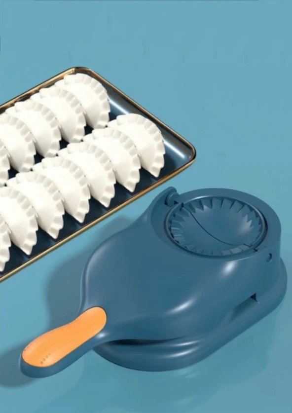 Çift Traflı Pratik Hamur Açıcı Mantı Börek Poğaça Hamur Açma Aparatı Ravioli Mantı Makinesi - 3
