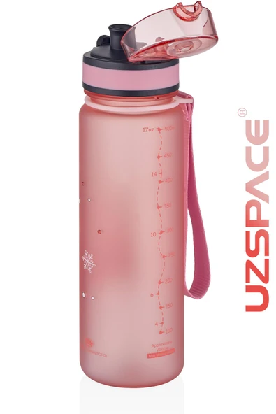 Uzspace Figürlü 500 ml Tritan Çocuk Su Matarası - 12