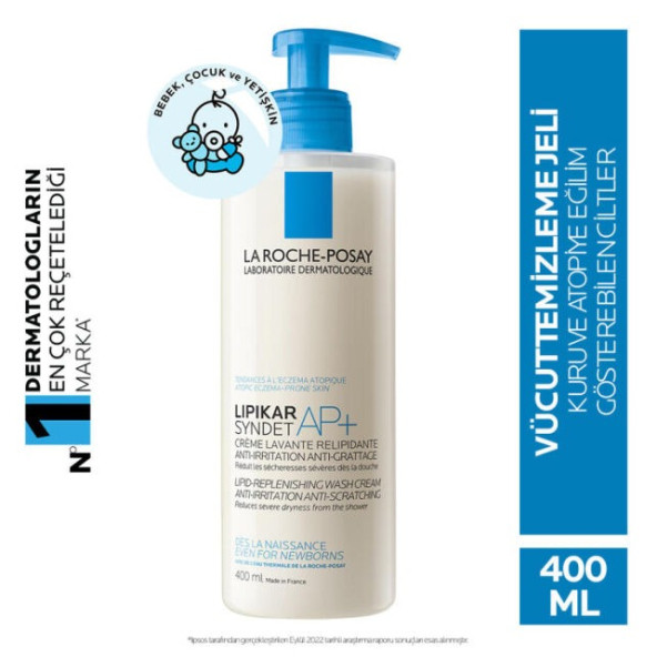 La Roche-Posay Lipikar Syndet AP+ Vücut Temizleme Jeli 400 ml