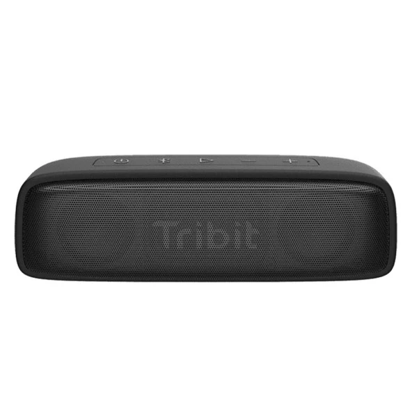 Tribit XSound Surf 2x6W 10 Saat Oynatma Süresi IPX7 Su Geçirmez Taşınabilir TWS Bluetooth Hoparlör Siyah