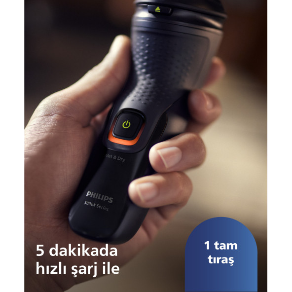 Philips X3021/00 Shaver 3000X Series Tıraş Makinesi - 8