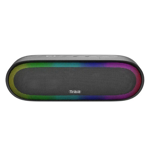 Tribit XSound Mega 30W 20 Saat Oynatma Süresi IPX7 Su Geçirmez RGB Taşınabilir TWS Bluetooth Hoparlör Siyah