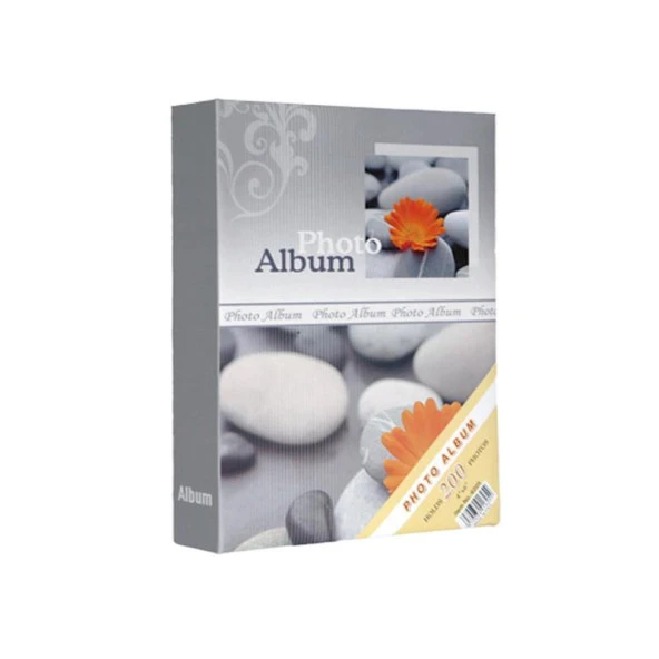 Rabsev 10x15cm 200 Fotoğraf Kapasiteli Desenli Lüks Ofset Fotoğraf Albümü ürün görseli 1