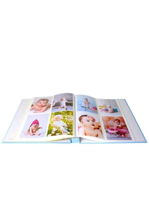 Rabsev 10x15cm 240 Fotoğraf Kapasiteli 12 Ay Çerçeveli Lüks Bebek Fotoğraf Albümü - 2