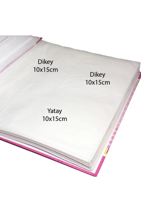 Rabsev 10x15cm 180 Fotoğraf Kapasiteli Lüks Bebek Fotoğraf Albümü - 2