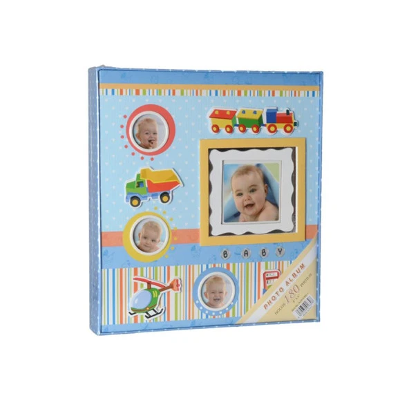 Rabsev 10x18cm 180 Fotoğraf Kapasiteli Lüks Bebek Fotoğraf Albümü