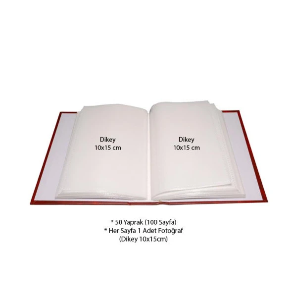 Rabsev 10x15cm 100 Fotoğraf Kapasiteli Lüks Bebek Fotoğraf Albümü - 2