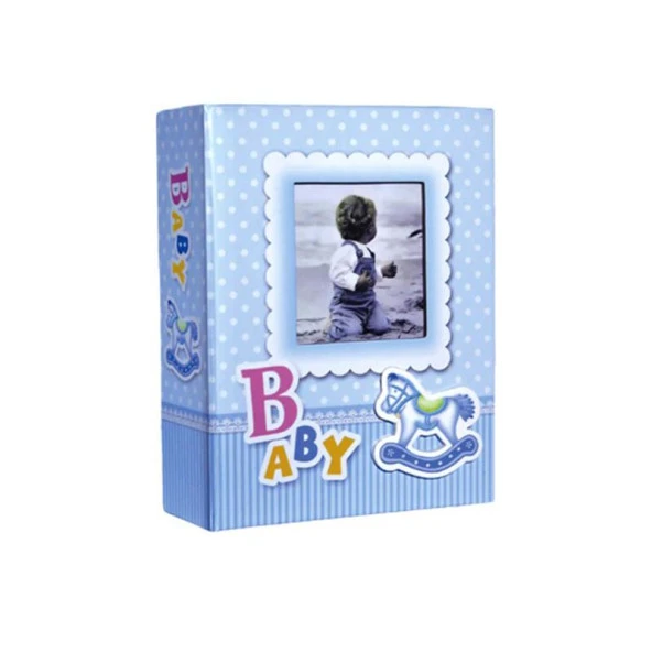 Rabsev 10x15cm 200 Fotoğraf Kapasiteli Lüks Bebek Fotoğraf Albümü - 1