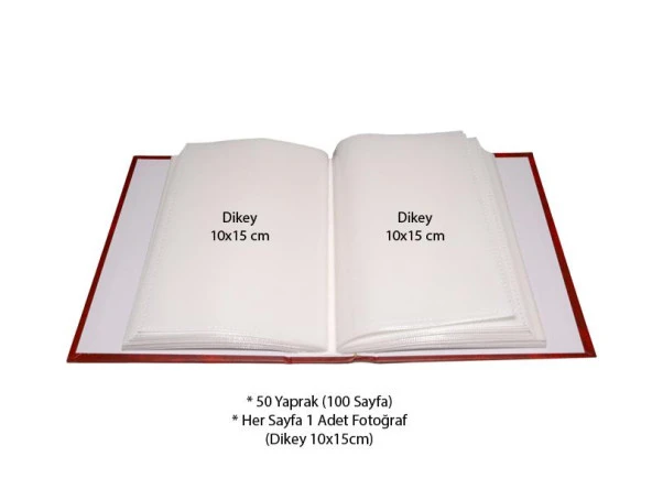 Rabsev 10x15cm 100 Fotoğraf Kapasiteli Lüks Bebek Fotoğraf Albümü - 2