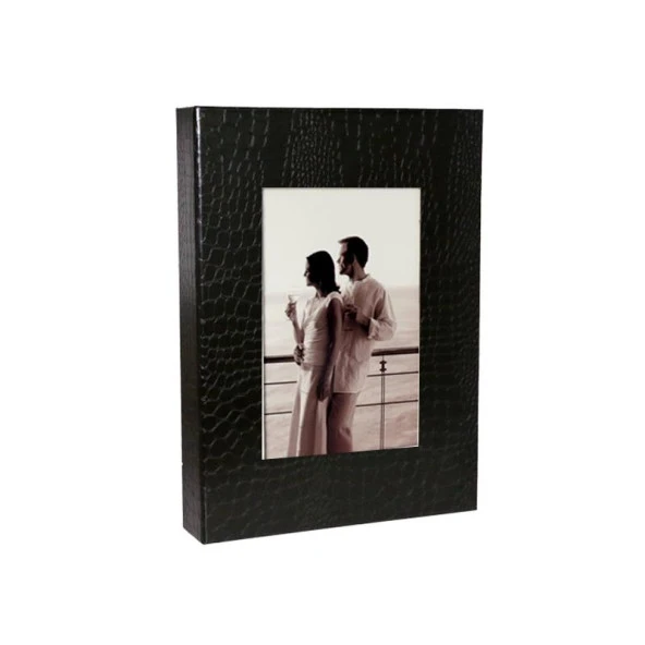 Rabsev 10x15cm 200 Fotoğraf Kapasiteli Lüks Pencereli Deri Fotoğraf Albümü - 1