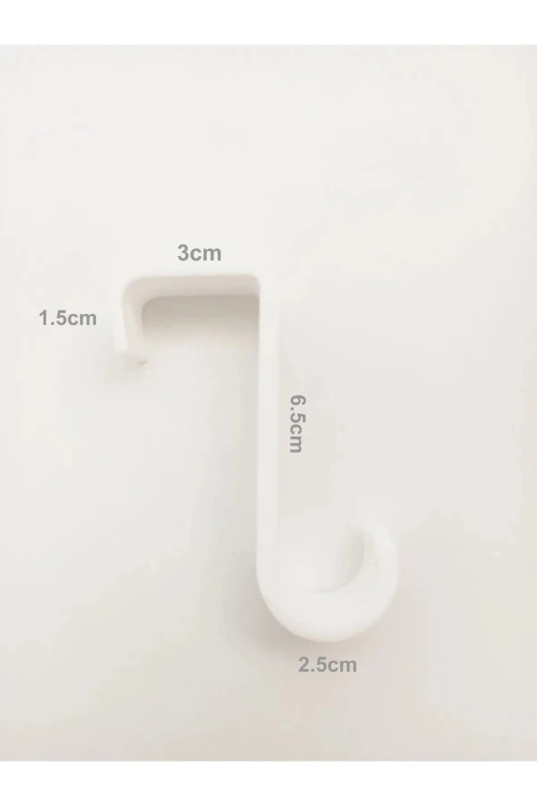 7 Adet Çekmece Dolap Kapağı Mutfak Banyo Askısı Plastik Çok Amaçlı Askı Seti - 4