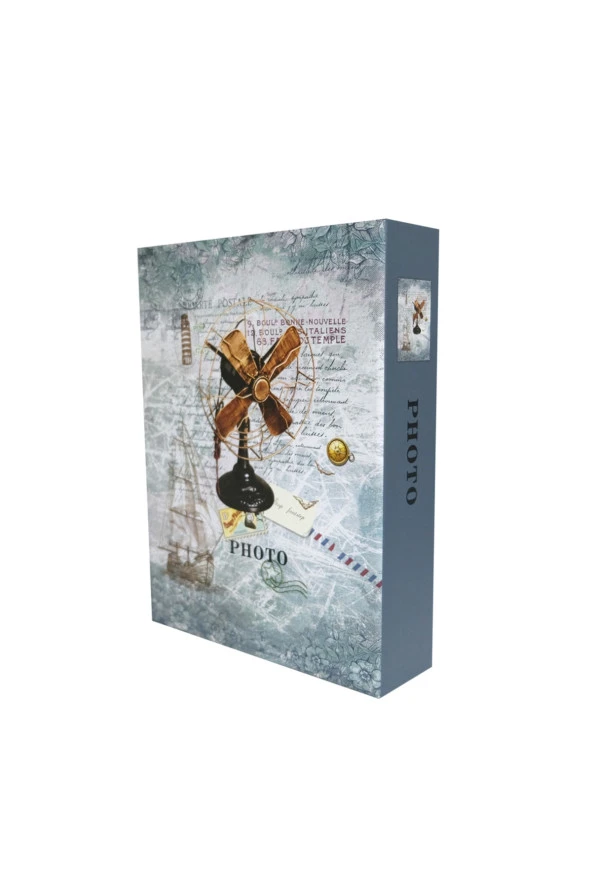 Rabsev RS4602-1 Fotoğraf Albümü 10x15cm 200 Fotoğraf Kapasiteli Pervane Desenli Anı Albümü - 3