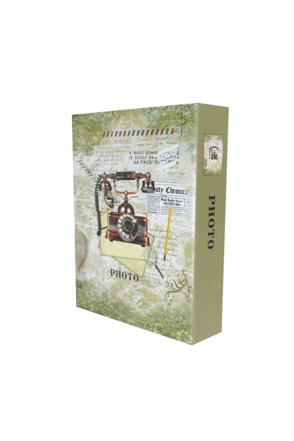 Rabsev RS4602-1 Fotoğraf Albümü 10x15cm 200 Fotoğraf Kapasiteli Telefon Desenli Anı Albümü - 4
