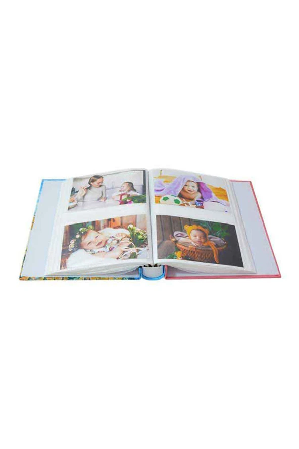 RS022 Fotoğraf Albümü 10x15cm 200 Fotoğraf Kapasiteli Yaz Esintisi Desenli Kutulu Albüm - 2