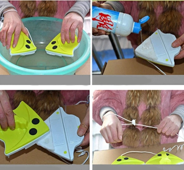 Üçgen Çift Taraflı Mıknatıslı Cam Sileceği - 6