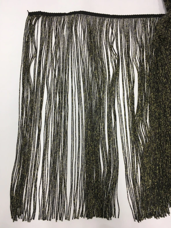 Püskül saçak Simli gold 40 cm 1 metre - 3