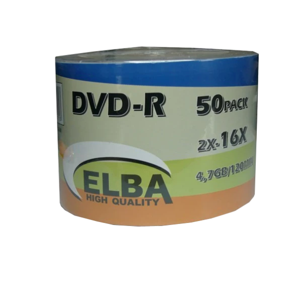 Elba Dvd  R 4.7 Gb / 120 Dk Shrink 50 Li   50'li Paket/Elba