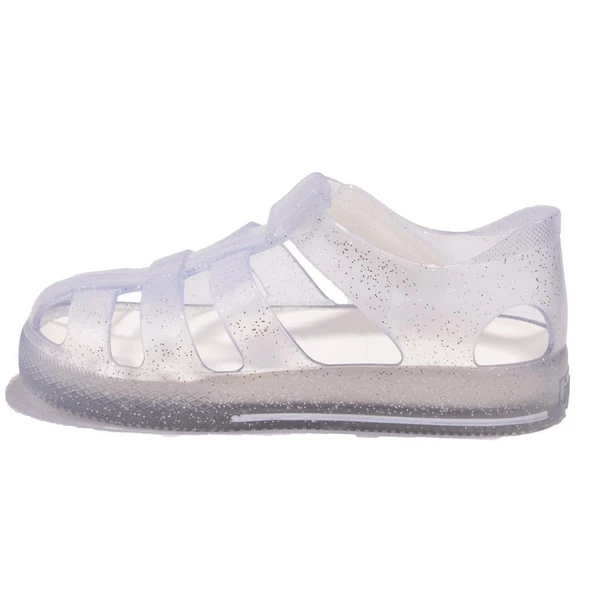 Igor S10265 Star Glitter Beyaz Ortopedik Günlük Kız Çocuk Sandalet - 3