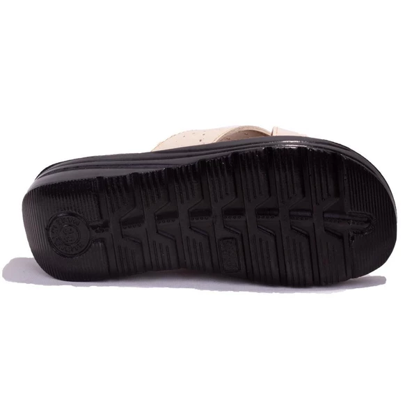 Polaris 403003 Bej Ortopedik Günlük  Kadın Terlik - Resim 4