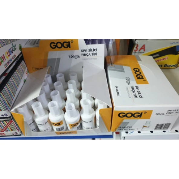 Gogi Sıvı Silici Fırça Tipi 20 Gr 4001   24'lü