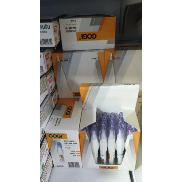 Gogi Sıvı Silici Kalem Tipi 7 Ml 4002   24'lü Paket/Gogı