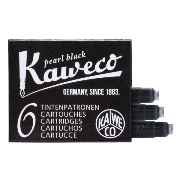 Kaweco Kartuş 6 Lı Siyah 10000257/Kaweco