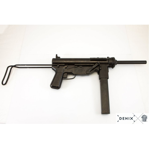 Denix Koleksiyon Grubu-M3 SUBMACHINE GUN CAL. .45 "GREASE GUN" USA 1942 (WWII)-JDNX1313 - Resim 4