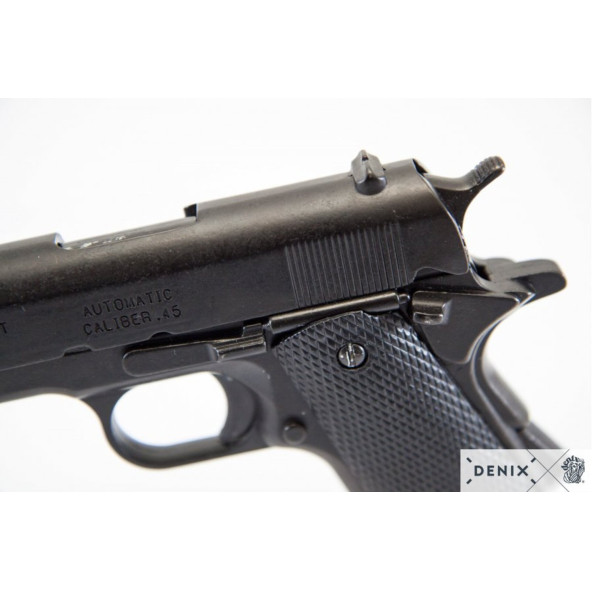 Denix Koleksiyon Grubu-AUTOMATIC .45 PISTOL M1911A1, USA 1911 (WWI & II)-JDNX1316 - Resim 2