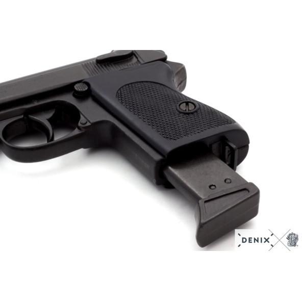 Denix Koleksiyon Grubu-SEMI-AUTOMATIC PISTOL WITH SILENCER, GERMANY 1931-JDNX1311 - Resim 3