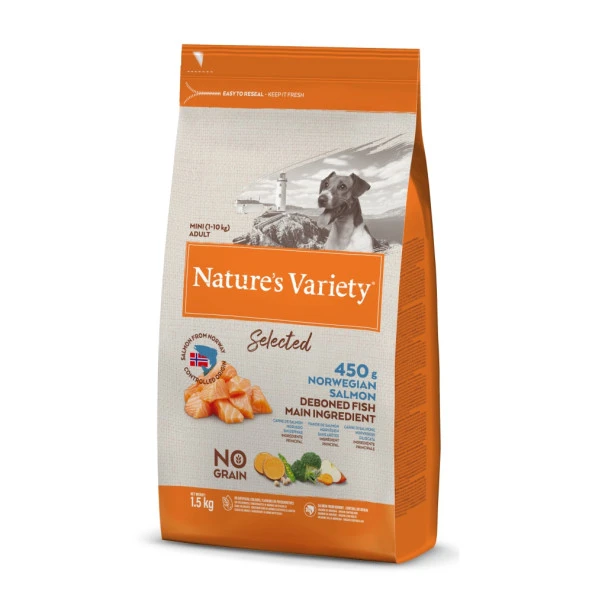 N.v. Dog No Selected Mını Adult Norw. Salmon 1,5kg - 2