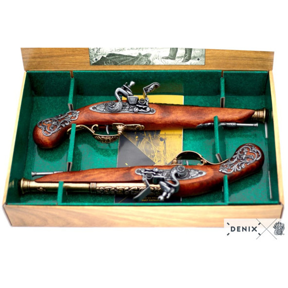 Denix Koleksiyon Grubu-2 DUELING PISTOLS, 18TH. C.-JDNX2-1196-L