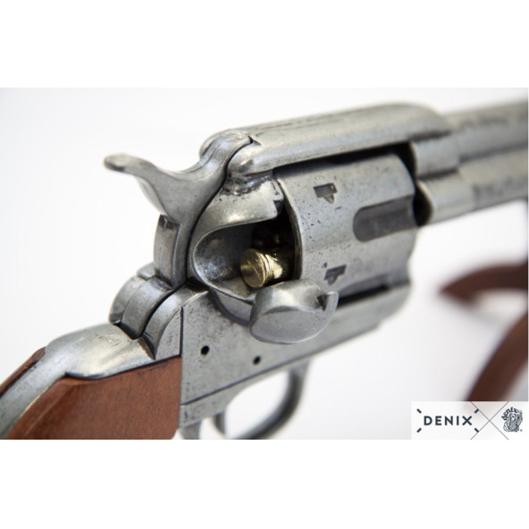 Denix Koleksiyon Grubu-REVOLVER CAL.45 PEACEMAKER 5, WITH 6 BULLETS, USA 1873-JDNX1-1106-G - 3