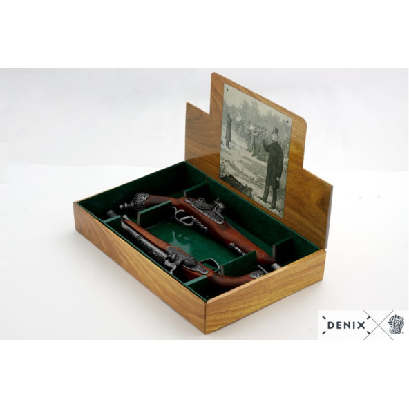 Denix Koleksiyon Grubu-2 PISTOLAS DE DUELO, ITALIA 1825-JDNX2-1013-G - Resim 2