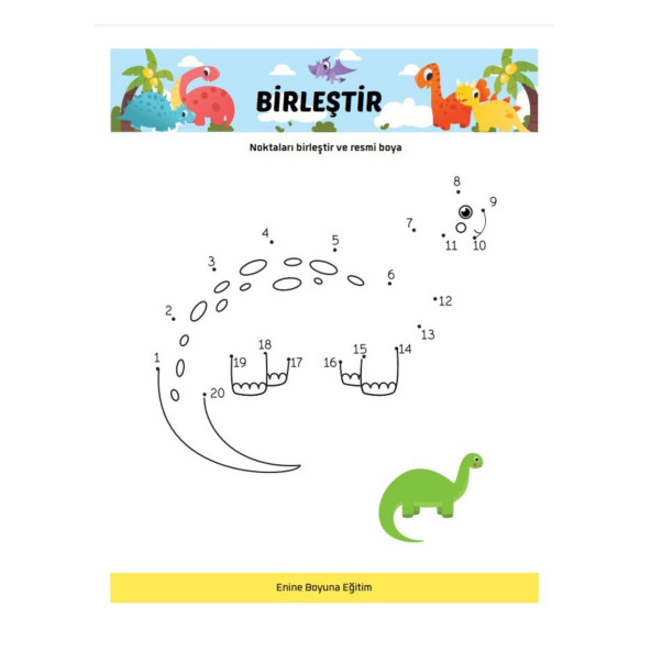 Sevimli Dinom Matematik YAZ-SİL Kitabı - Resim 6