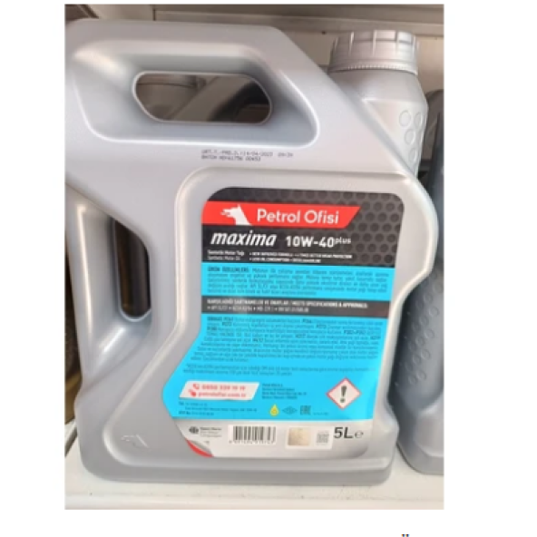 Petrol Ofisi Maxima Plus 10w-40 5 lt (2025 üretim) - 2