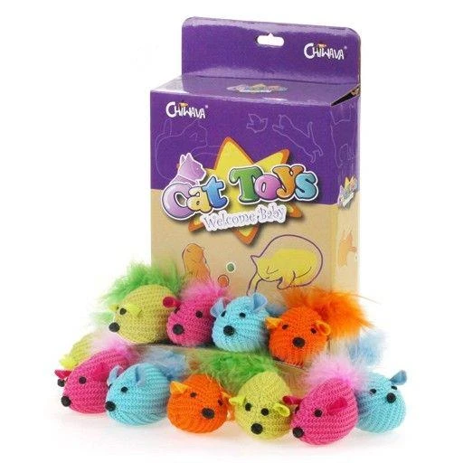 Maxi Life Kedi Oyuncağı Örgü Fare CT12049 ürün görseli 1