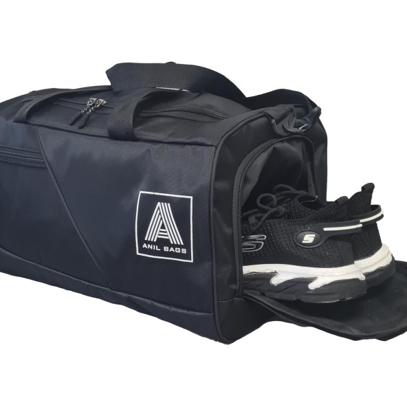 ANIL BAGS Spor Seyahat Çantası Assos Kumaş Folyo Özellikli Ayakkabı Bölmeli 50 cm - 2