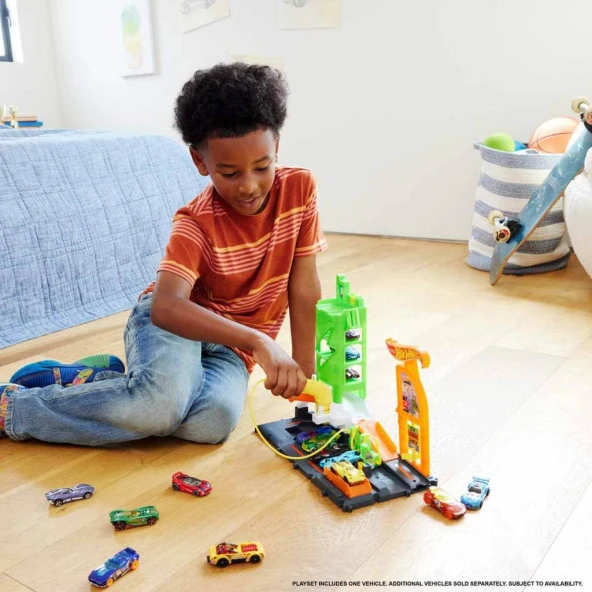 Hot Wheels Elektrikli Araç Şarj İstasyonu Oyun Seti HTN79 - 3