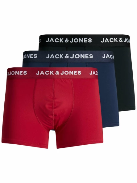 Jack Jones Mırco fIbre  3 Lü Paket Erkek Boxer 12182075