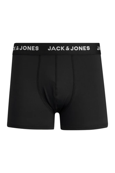 Jack Jones Black Mıcrofıbre 3 L ü Paket Erkek Boxer 12182421 - 3