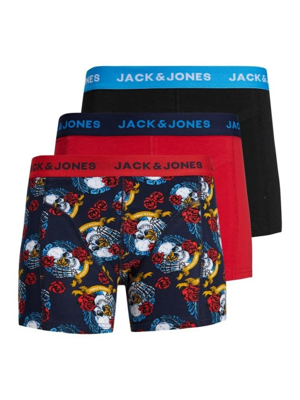 Jack Jones Lımıt 3 Lü Paket Erkek Boxer 12211159