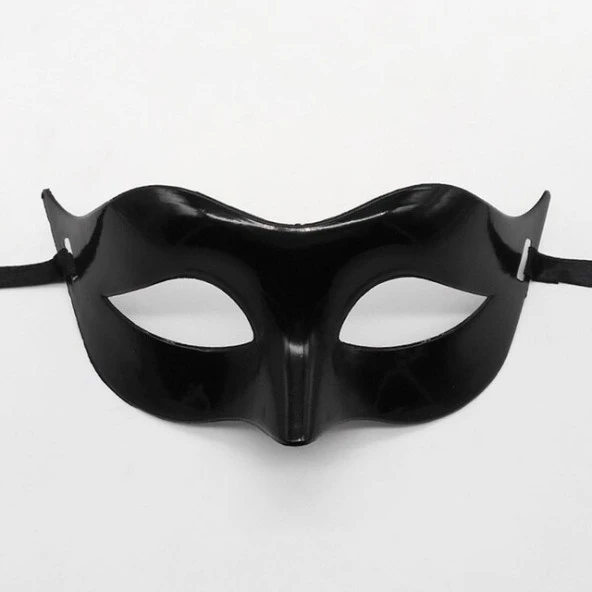 Siyah Renk Masquerade Kostüm Partisi Venedik Balo Maskesi (4453)