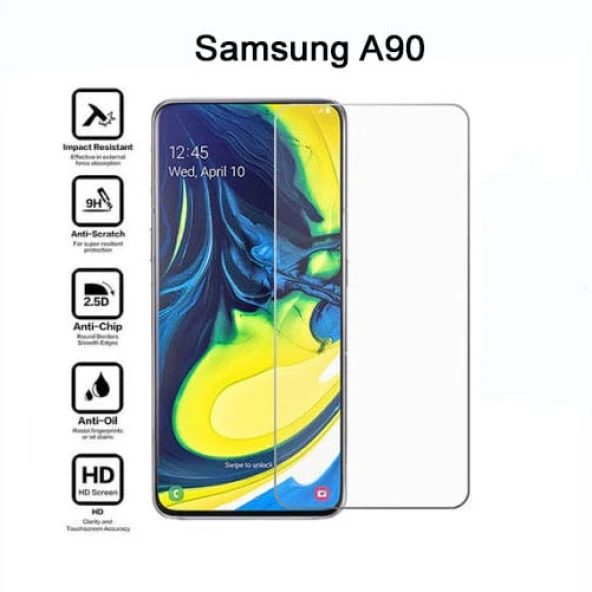 Samsung Galaxy A90 Kırılmaz Cam Ekran Koruyucu Temperli Cam