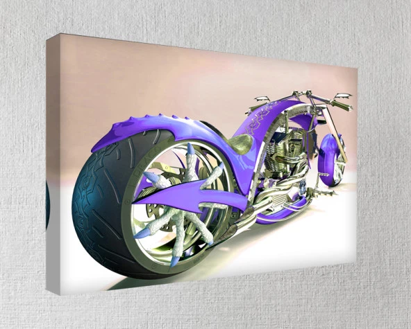 Kanvas Tablo  - Tasarım Motorsiklet  - EA45