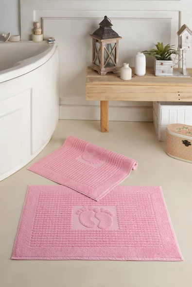 Mat | 2 Adet Ayak Havlusu, Banyo Paspası, Havlu Paspas - 7