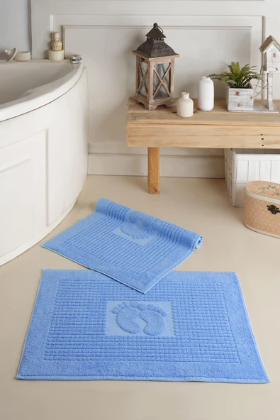 Mat | 2 Adet Ayak Havlusu, Banyo Paspası, Havlu Paspas - 10